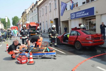 Vježba - ulica AiS Radića Sisak 2018.